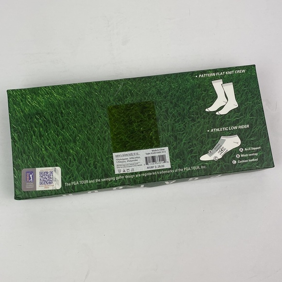 PGA Tour | Men's Sock PGA Golf Trio 9-12 - Picture 2 of 6